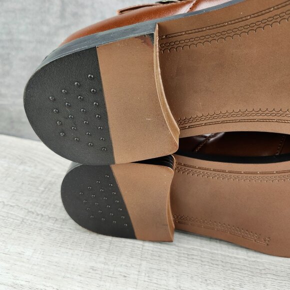 Stacey Adams Men Size 12M (EU45) Calderon Cognac  NIB main image 7